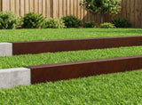 Garden Cover Profile 10 pcs 100 x 15 x 15 cm Weathering Steel 8012975