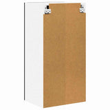 Hanging Cabinet Riga Black Oak and White 40 x 31 x 80 cm 884259