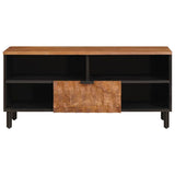 TV Cabinet with Drawer Acacia Brown Finish 100 x 33 x 46 cm 4017916