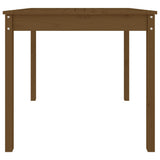 Garden Table Honey Brown 82.5x82.5x76 cm Solid Wood Pine 823965