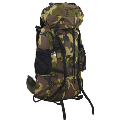 ZNTS Hiking Backpack Green Camouflage 60 L Oxford Fabric 4009962