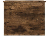 Storage Box Smoked Oak 40x42x46 cm Engineered Wood 840650