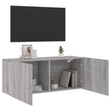 TV Cabinet Wall-mounted Grey Sonoma 100x30x41 cm 836971
