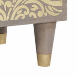 Bedside Cabinet with Door 2 pcs Grey 40 x 33 x 46 cm 4018769