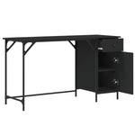 ZNTS Computer Desk Black 131x48x75 cm Engineered Wood 836218