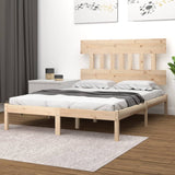Bed Frame without Mattress 200x200 cm Solid Wood 3104758