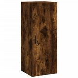 Highboard Smoked Oak 34,5x34x180 cm Engineered Wood 3198870