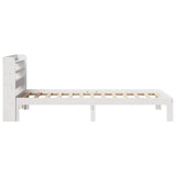 Bed Frame with Headboard without Mattress White 90x200 cm 3306783
