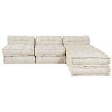 Modular Sofa 4 pcs Cream Fabric 3315064