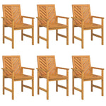 Garden Dining Chairs 6 pcs Brown 59 x 62.5 x 89 cm 3154132