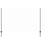 Green Fence Posts 44 pcs Green Metal 3335923