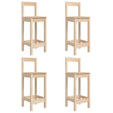 5 Piece Garden Bar Set Solid Wood Pine 3154750