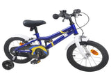 Kids Bike 12 Inches for 2-4 Years Old Blue White 42009407