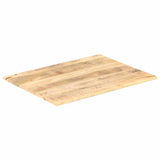 Table Top Solid Mango Wood 15-16 mm 90x70 cm 286018