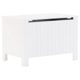 Storage Box with Lid RANA White 80x49x54 cm Solid Wood Pine 4002330