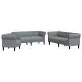 Living Room Couch 3 pcs Light Grey 201.5 x 74.5 x 74.5 cm 3385858
