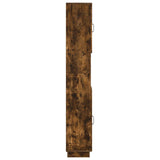 Bathroom Cabinet with Open Shelf HOORN Smoked Oak 897260