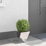 Planter Silver 30 x 30 x 30 cm Stainless Steel 883816