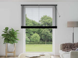 Venetian Blind Black 213 x 120 cm 25 mm PVC 42003753