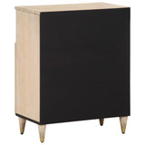 Side Cabinet 60x33x75 cm Solid Wood Mango 358273