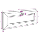 Basement Window Internal Colour White RISOR 100 x 45 cm 42047777