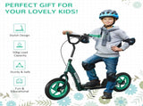 Kids Scooter with Adjustable Handlebar, Children's Kick Scooter with Non-slip Footplate, Rear Brake, T3398P348528