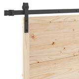 Sliding Door Natural 80 x 208 cm Solid Pine Wood 3445654