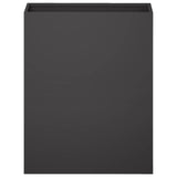 Garden Planter 2 pcs Black 40 x 20 x 50 cm Cold-rolled Steel 8005415