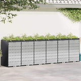 Wheelie Bin Storage for 6 Bins Anthracite 408 x 77.5 x 121.5 cm 3394787