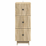 Drawer Cabinet Sonoma Oak 33 x 34.5 x 90 cm Engineered Wood 893927