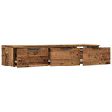 Wall Cabinet Old Wood 102x30x20 cm Engineered Wood 856985