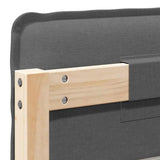 Upholstered Headboard Natural and Light Grey 80 cm 880038