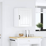 ZNTS Kitchen Wall Cabinet Lucca High Gloss White Engineered Wood 853801