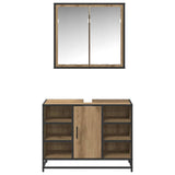 Bathroom Furniture Set 2 pcs Artisan Oak Engineered Wood 3402460