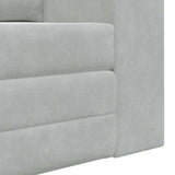 Sofa Bed Light Grey 148 x 71 x 83 cm Velvet 4106684