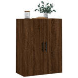 Wall Mounted Cabinet Brown Oak 69.5x34x90 cm 828451