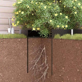 ZNTS Root Barrier with Connecting Rails Black 1x5 m 1,5 mm HDPE 42006483