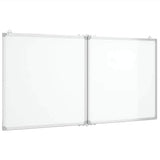 Magnetic Whiteboard Foldable 120x60x1.7 cm Aluminium 4005355