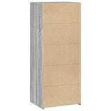 Highboard Grey Sonoma 50x41x124 cm Engineered Wood 846402
