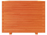Garden Planter Wax Brown 70x70x72.5 cm Solid Wood Pine 3282586