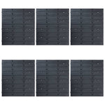 ZNTS 96 Piece Storage Bin Kit with Wall Panels Blue 146282
