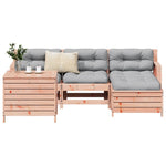 ZNTS 5 Piece Garden Sofa Set Solid Wood Douglas Fir 3250498