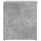 803060 Storage Chest Concrete Grey 84x42x46 cm Engineered Wood