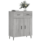 Sideboard Grey Sonoma 69.5x34x90 cm Engineered Wood 828002
