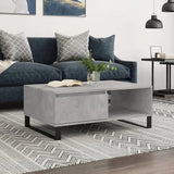 Coffee Table Concrete Grey 90x60x35 cm Engineered Wood 827072