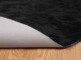 Faux Sheepskin Rug TAFALLA Black 160 cm Polyester 42021582