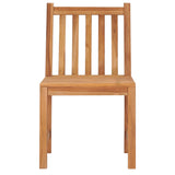 Garden Dining Set Warm Brown Solid Teak Wood Standard Durable 3059938
