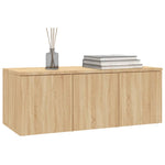 TV Cabinet Sonoma Oak 80x34x30 cm Engineered Wood 801862