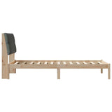 Bed Frame with Upholstered Headboard Brown 100 x 200 cm 878840