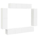 TV Cabinet 8 pcs White 3409141